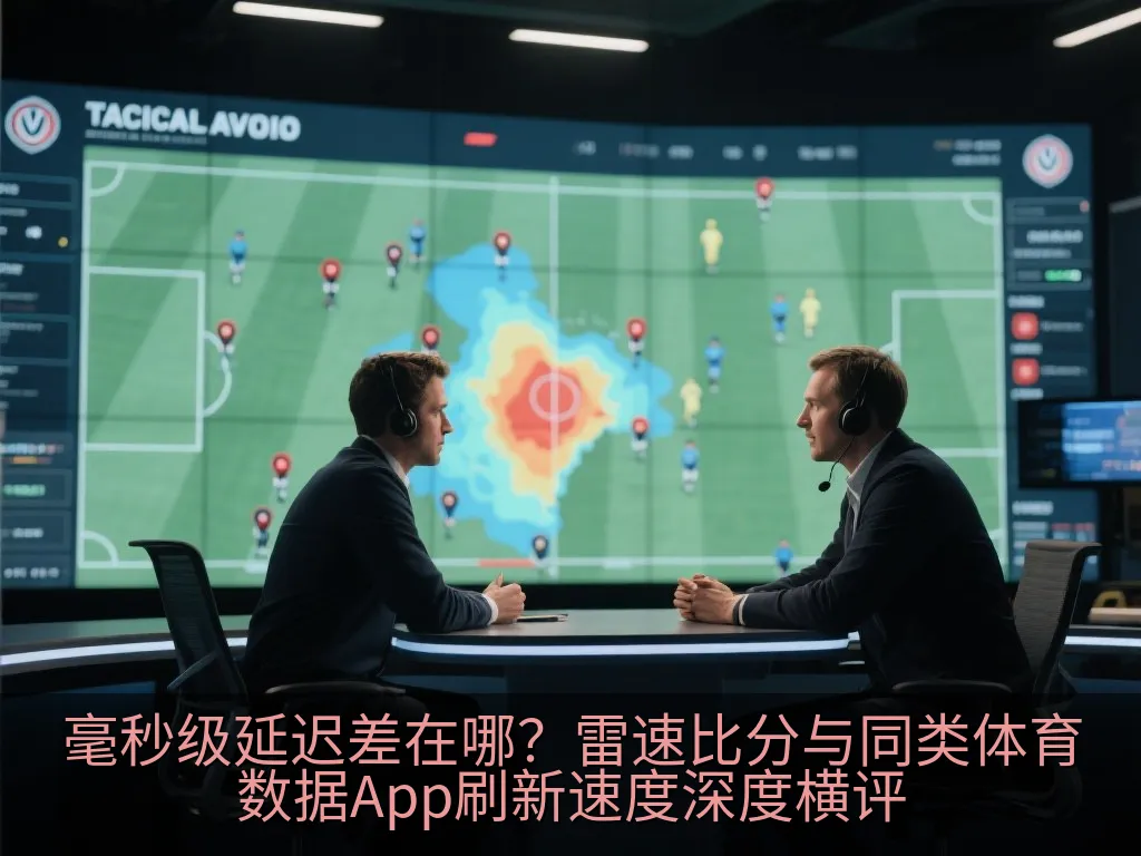 展示低延迟数据传输与体育场馆数据流连接的科技感示意图
